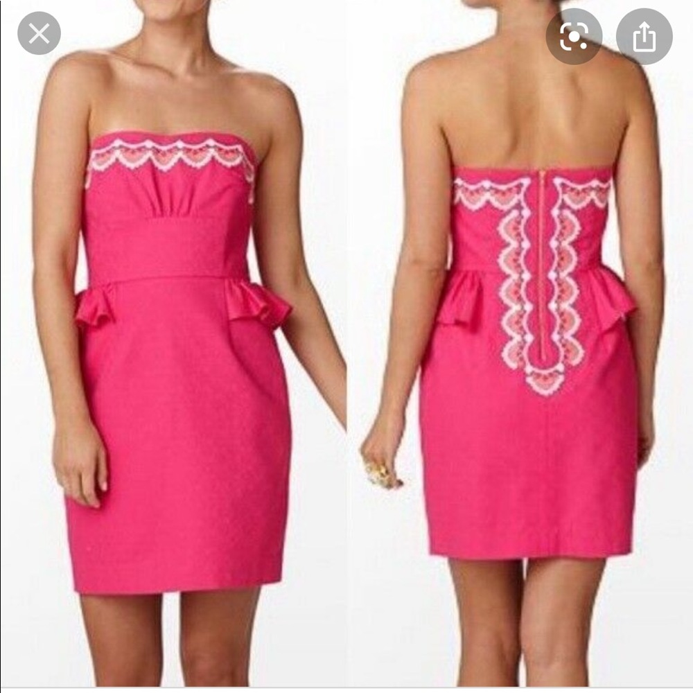 Lilly Pulitzer Maybell Dress Azalea Pink size 0